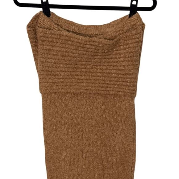 NWT PrettyLittleThing Mocha Soft Bobble Knit Foldover Maxi Skirt Size S - Picture 11 of 11